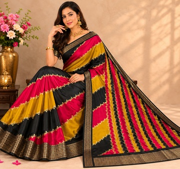 Royal Stripe Glow Saree