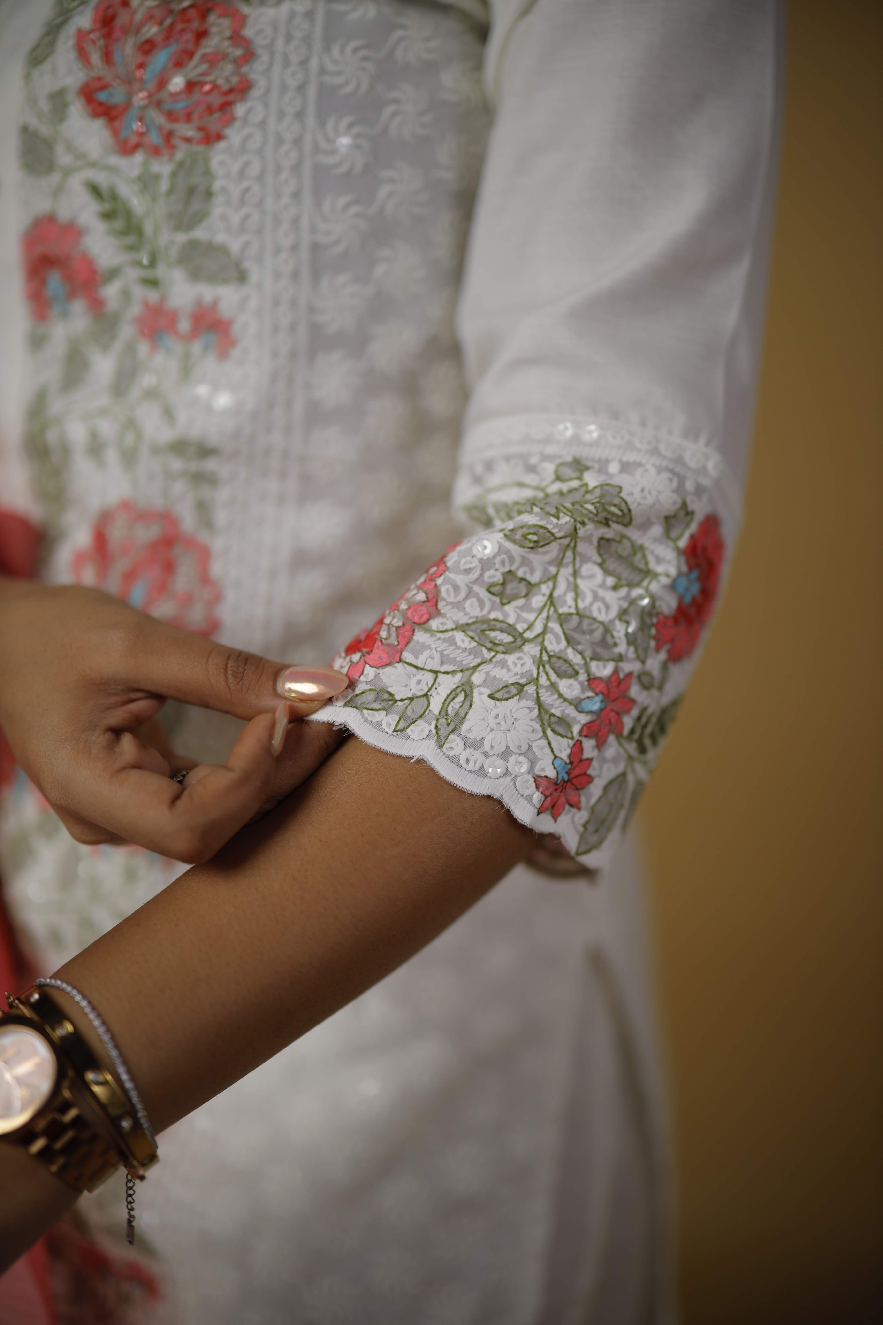 COTTON KURTA SET WITH DUPATTA