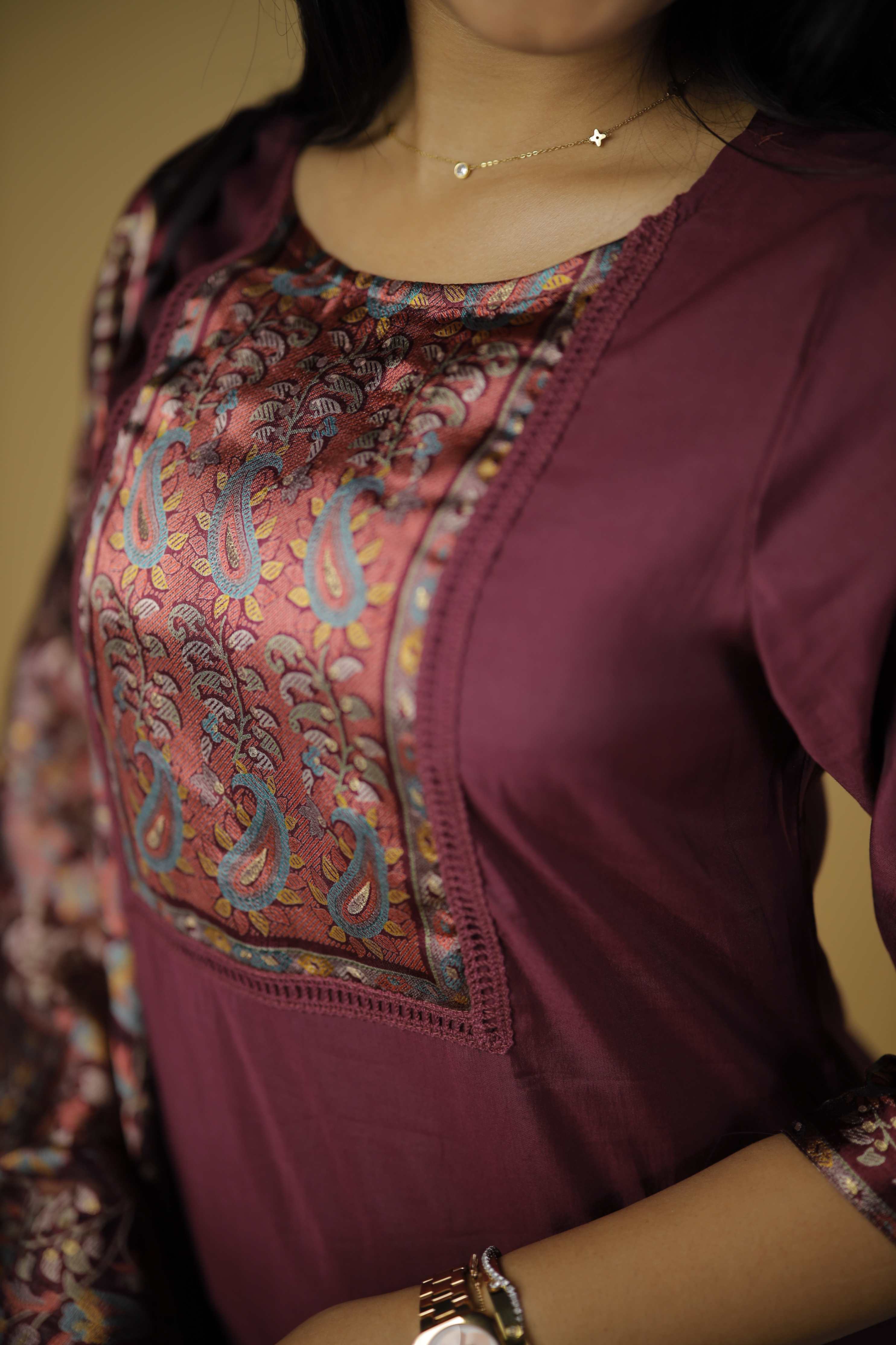 GEORGETTE KURTA SET WITH DUPATTA