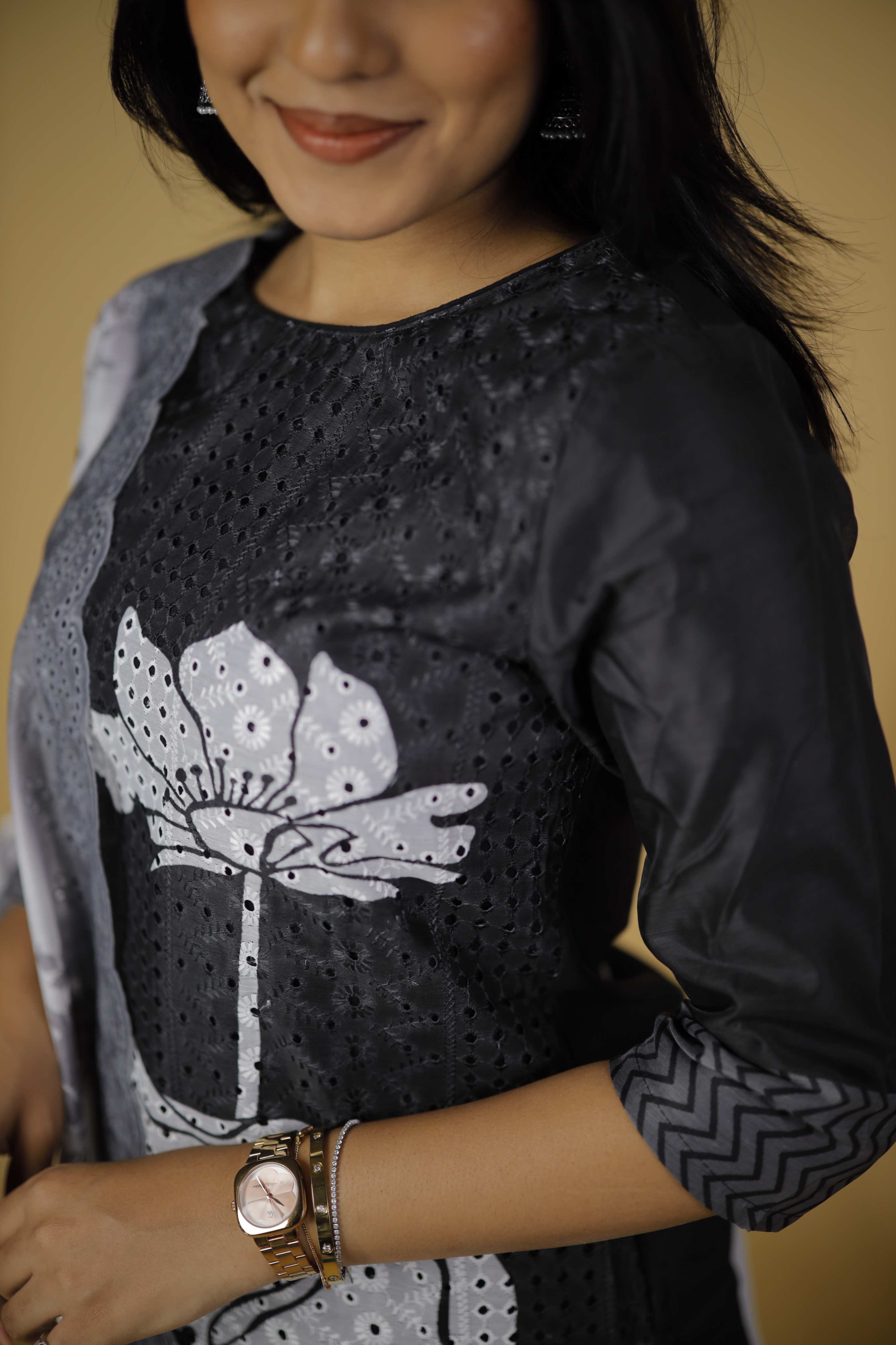 COTTON KURTA SET WITH DUPATTA