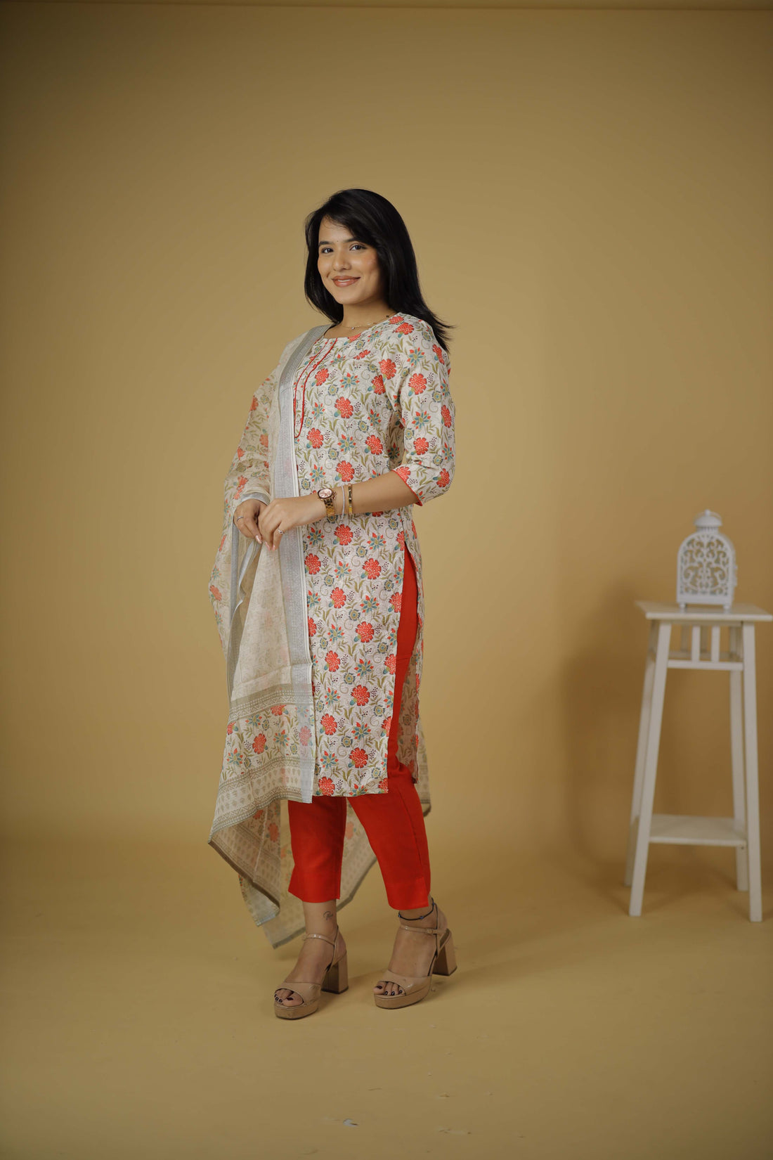 COTTON KURTA SET