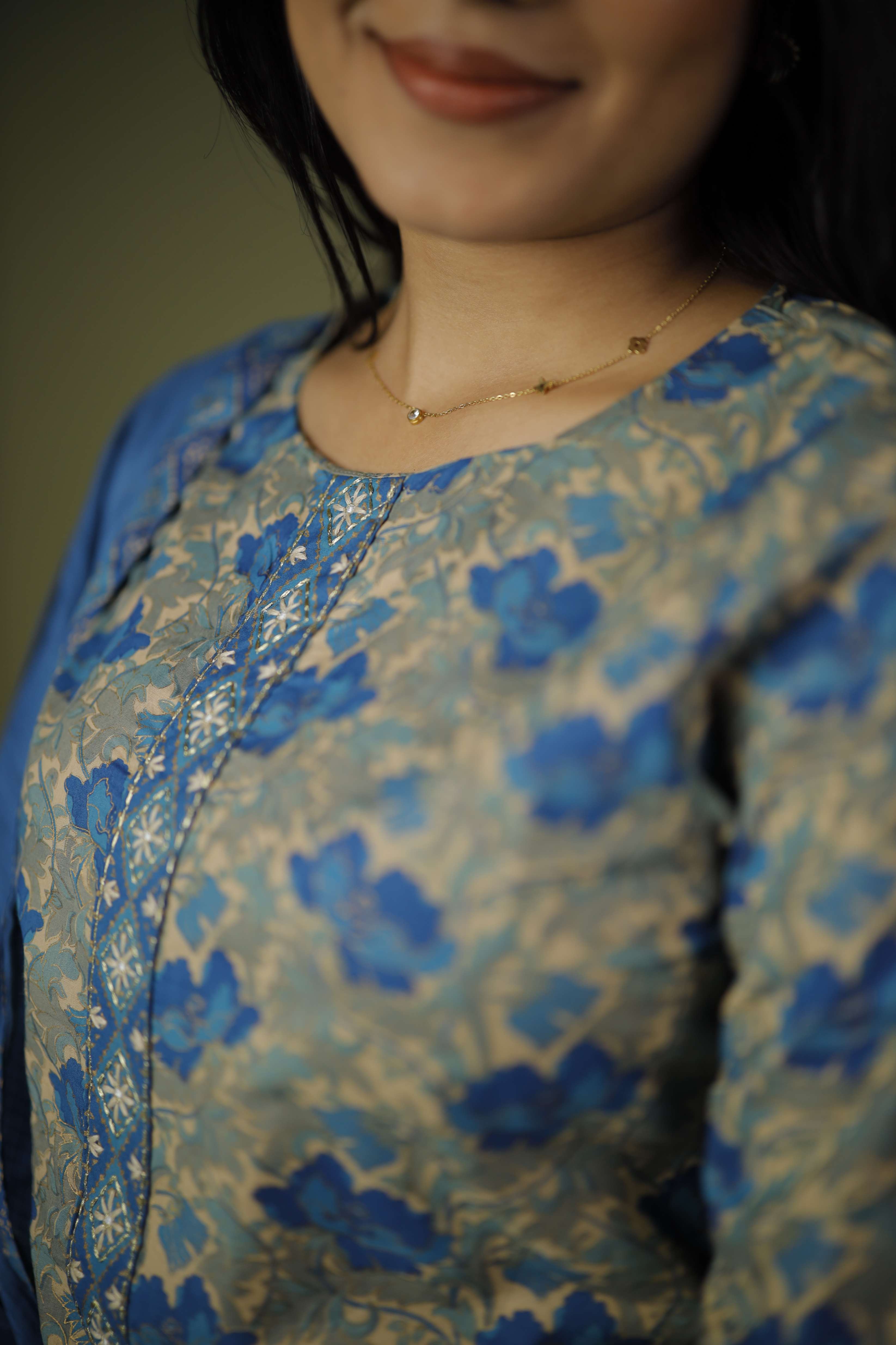 COTTON KURTA SET WITH DUPATTA