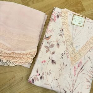 light sand shade Elegance Embroidered Suit Set