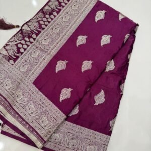 Classic Banarasi Saree with Rich Zari Border